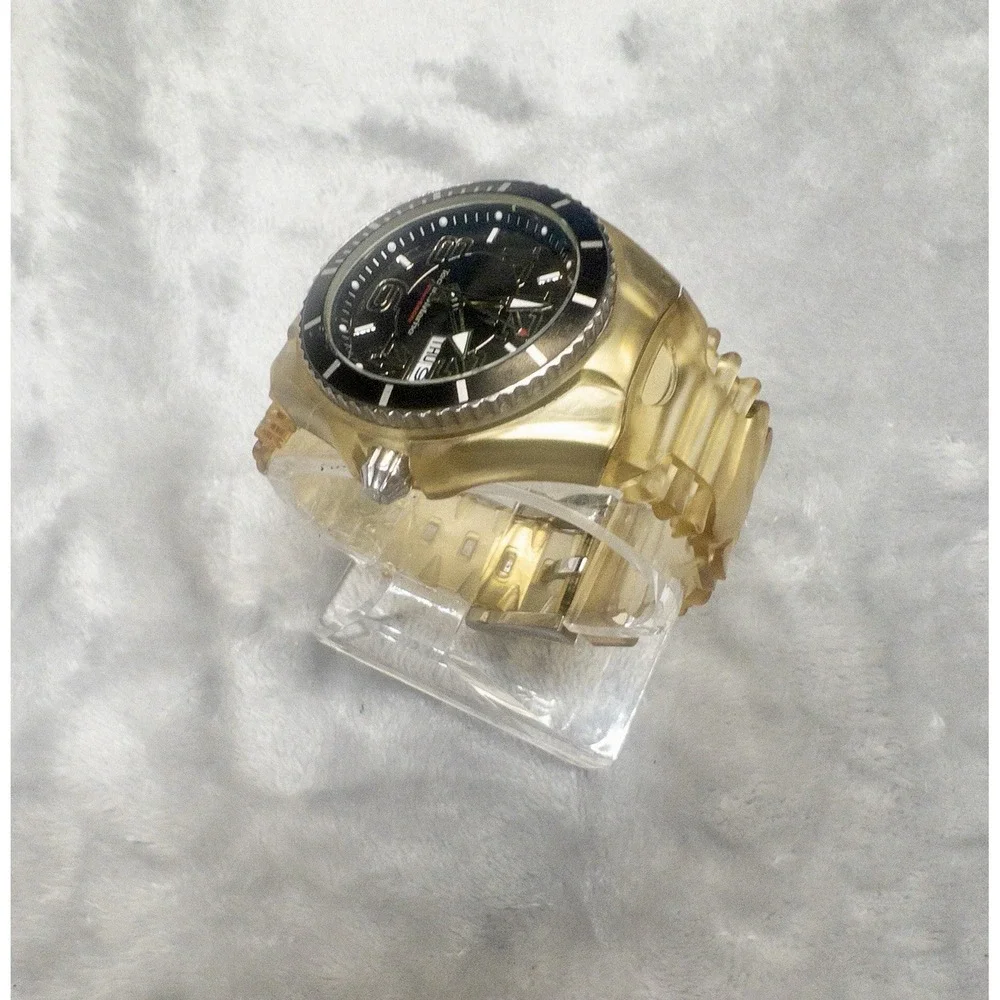 Technomarine Cruise Black Dial Day Date Mens 44mm Watch 20ATM Diver
